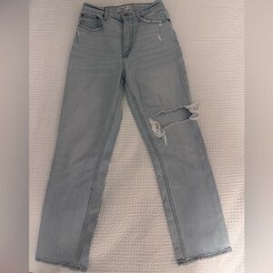 Petites - Abercrombie “Curve Love” 90s Straight Ultra High Rise